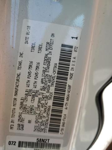 5TFSX5EN6JX059066 - 2018 TOYOTA TACOMA ACCESS CAB თეთრი ფოტო 13