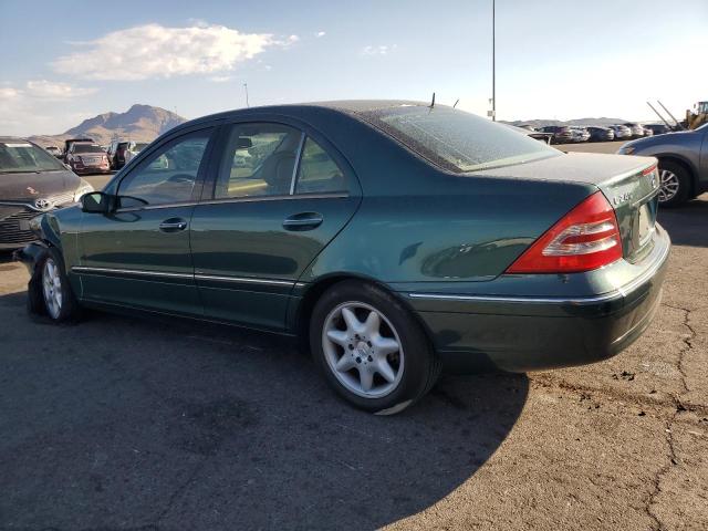WDBRF61J11F088795 - 2001 MERCEDES-BENZ C 240 GREEN photo 2