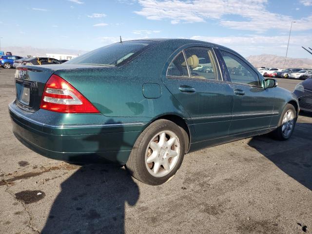 WDBRF61J11F088795 - 2001 MERCEDES-BENZ C 240 GREEN photo 3