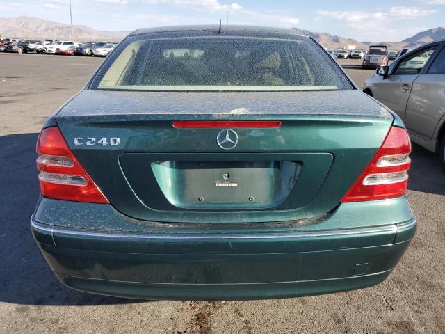 WDBRF61J11F088795 - 2001 MERCEDES-BENZ C 240 GREEN photo 6