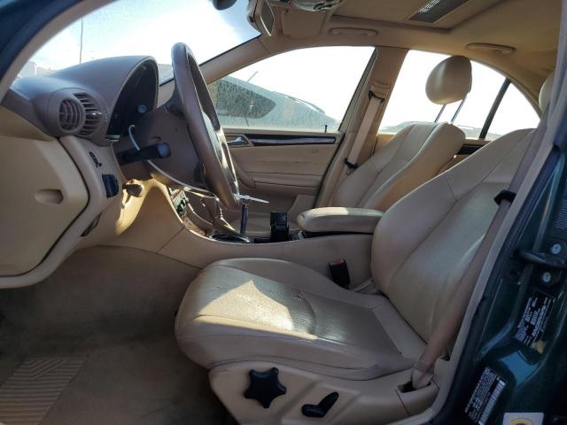 WDBRF61J11F088795 - 2001 MERCEDES-BENZ C 240 GREEN photo 7