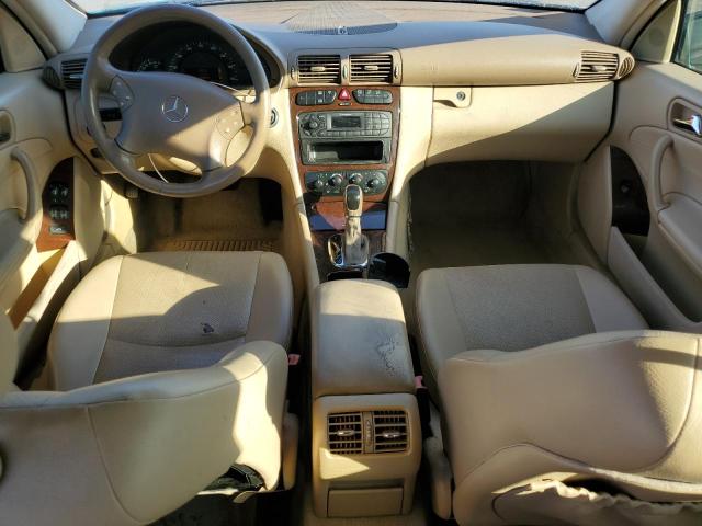 WDBRF61J11F088795 - 2001 MERCEDES-BENZ C 240 GREEN photo 8