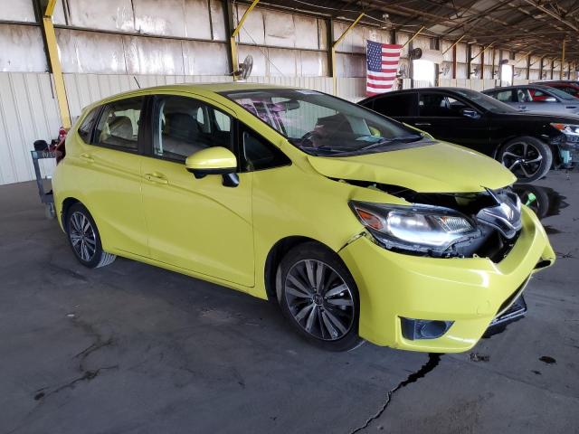 JHMGK5H7XGX020795 - 2016 HONDA FIT EX YELLOW photo 4