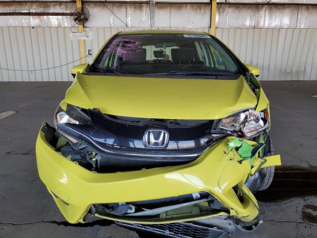 JHMGK5H7XGX020795 - 2016 HONDA FIT EX YELLOW photo 5