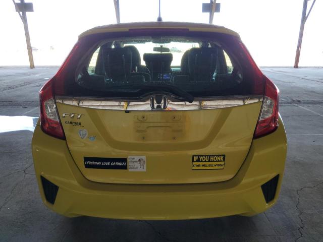 JHMGK5H7XGX020795 - 2016 HONDA FIT EX YELLOW photo 6