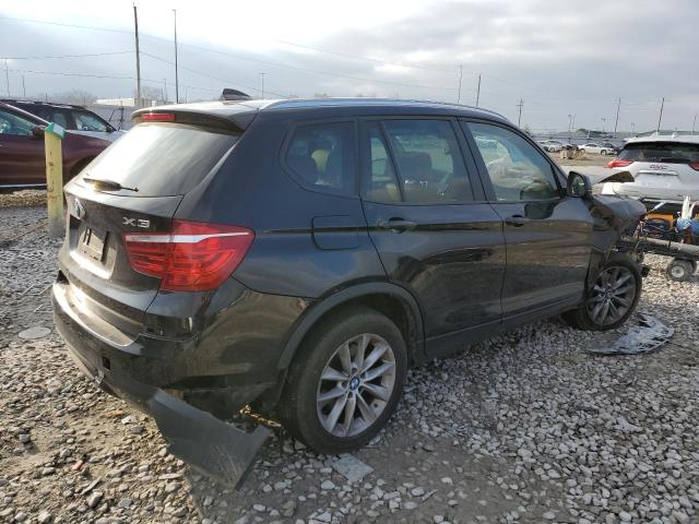 5UXWX9C53F0D52775 - 2015 BMW X3 XDRIVE28I BLACK photo 3