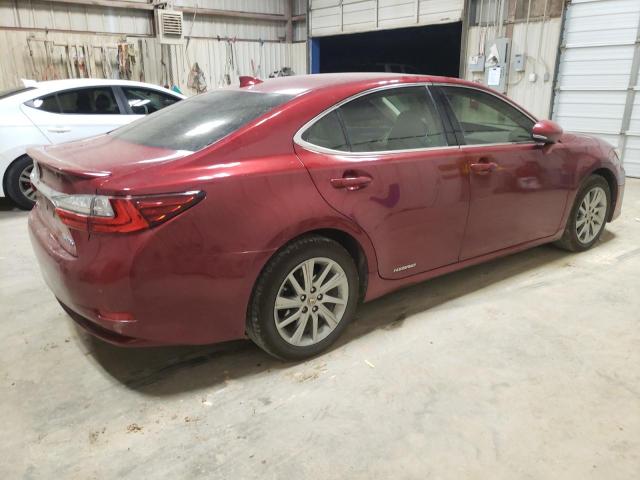 JTHBW1GG1H2138998 - 2017 LEXUS ES 300H RED photo 3