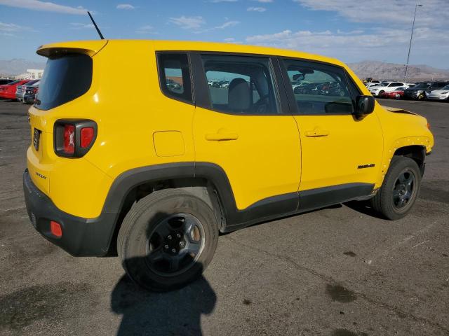 ZACCJBATXGPD35933 - 2016 JEEP RENEGADE SPORT YELLOW photo 3