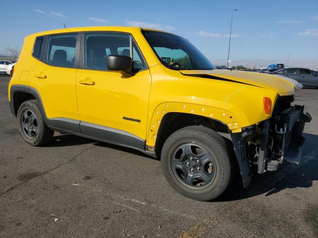 ZACCJBATXGPD35933 - 2016 JEEP RENEGADE SPORT YELLOW photo 4