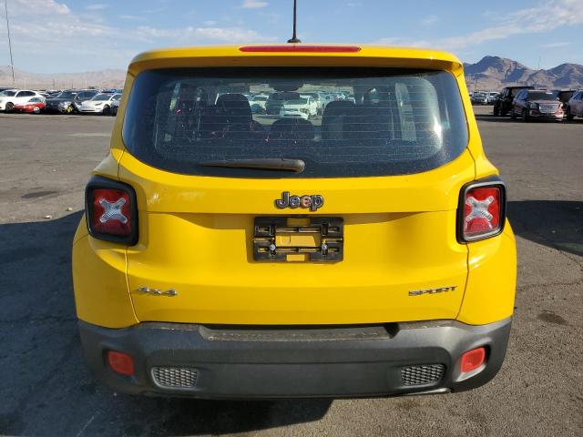 ZACCJBATXGPD35933 - 2016 JEEP RENEGADE SPORT YELLOW photo 6