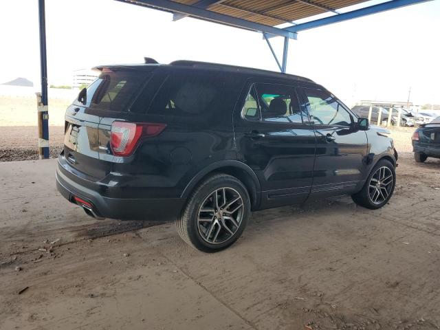 1FM5K8GT8HGA88163 - 2017 FORD EXPLORER SPORT შავი ფოტო 3