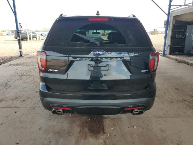 1FM5K8GT8HGA88163 - 2017 FORD EXPLORER SPORT შავი ფოტო 6
