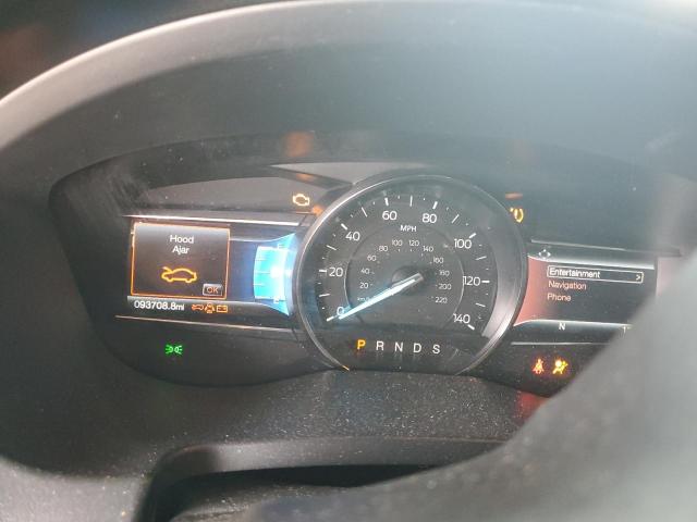 1FM5K8GT8HGA88163 - 2017 FORD EXPLORER SPORT შავი ფოტო 9