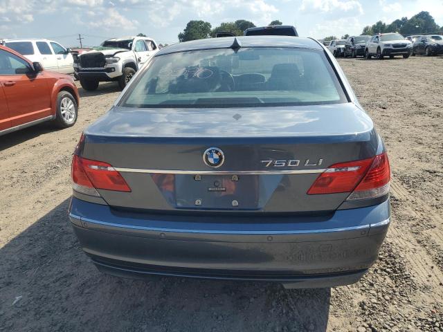 WBAHN835X6DT64516 - 2006 BMW 750 LI BLUE photo 6