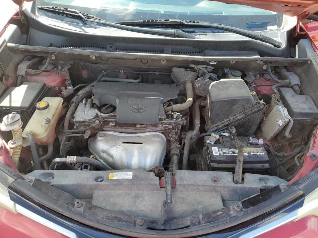 2T3ZFREV6HW318517 - 2017 TOYOTA RAV4 LE 红色 照片 12