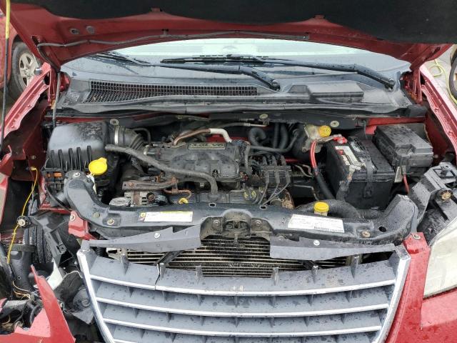 2A8HR54P98R692265 - 2008 CHRYSLER TOWN & COU TOURING MAROON photo 12