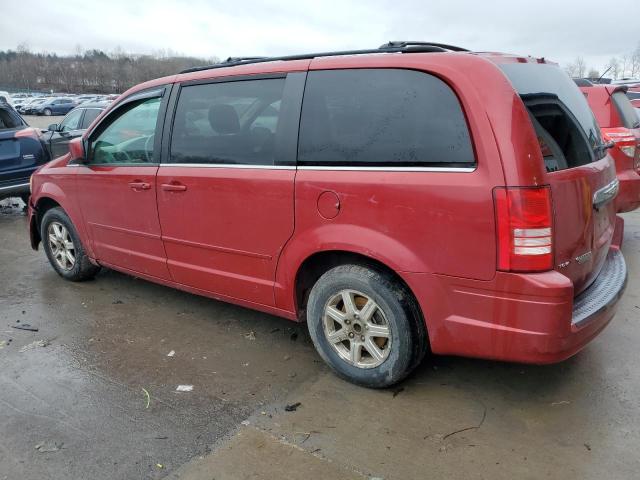 2A8HR54P98R692265 - 2008 CHRYSLER TOWN & COU TOURING MAROON photo 2