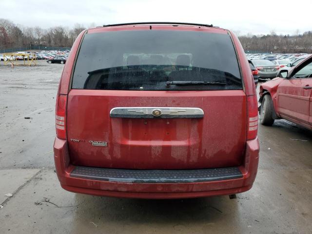 2A8HR54P98R692265 - 2008 CHRYSLER TOWN & COU TOURING MAROON photo 6