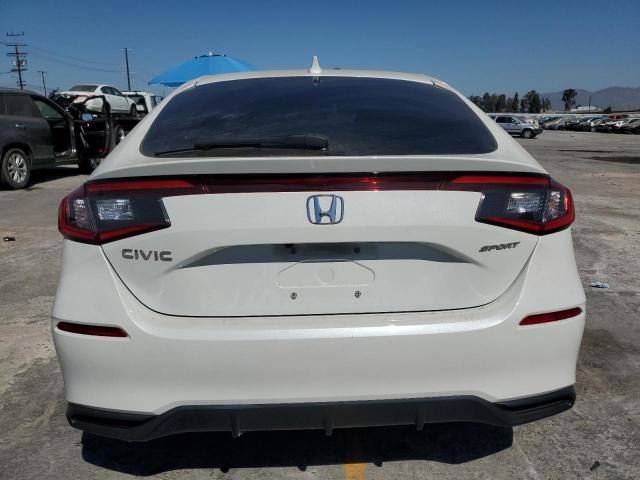 19XFL2H86RE021852 - 2024 HONDA CIVIC SPORT WHITE photo 6