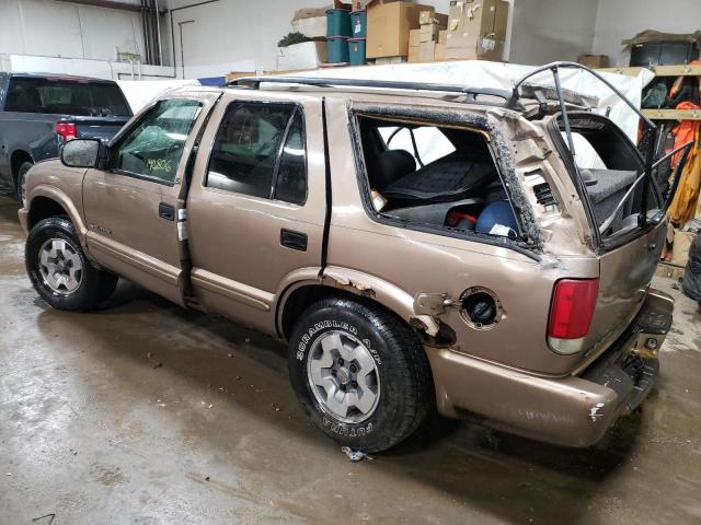 1GNDT13X73K114083 - 2003 CHEVROLET BLAZER TAN photo 2