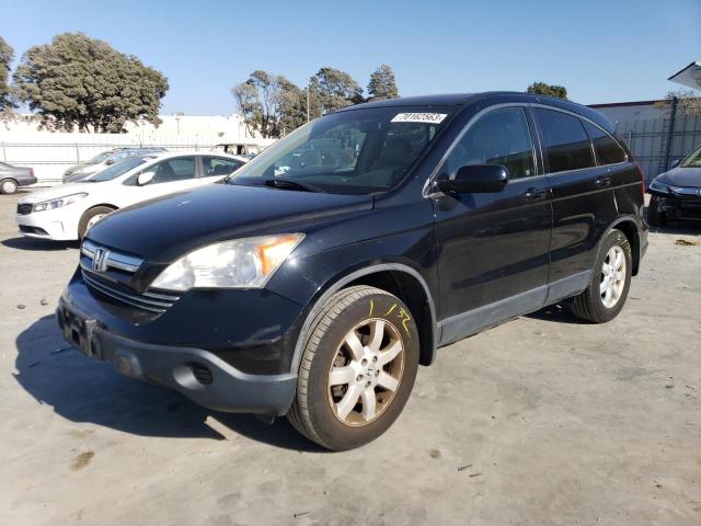 JHLRE48768C059410 - 2008 HONDA CR-V EXL BLACK photo 1