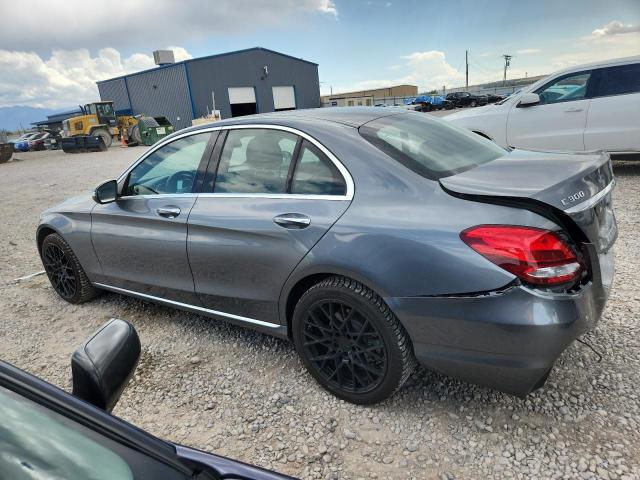 55SWF4KB4JU235193 - 2018 MERCEDES-BENZ C 300 4MATIC CHARCOAL photo 2