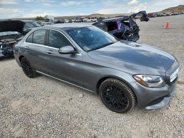 55SWF4KB4JU235193 - 2018 MERCEDES-BENZ C 300 4MATIC CHARCOAL photo 4