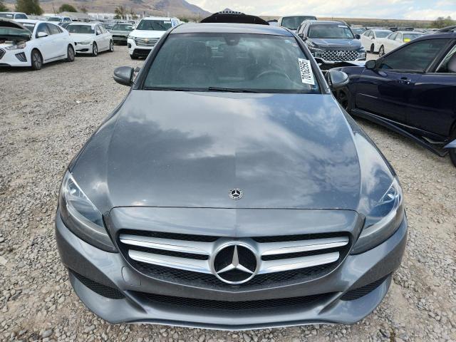 55SWF4KB4JU235193 - 2018 MERCEDES-BENZ C 300 4MATIC CHARCOAL photo 5