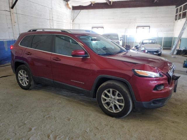 1C4PJMCS0HW652013 - 2017 JEEP CHEROKEE LATITUDE أحمر صورة 4