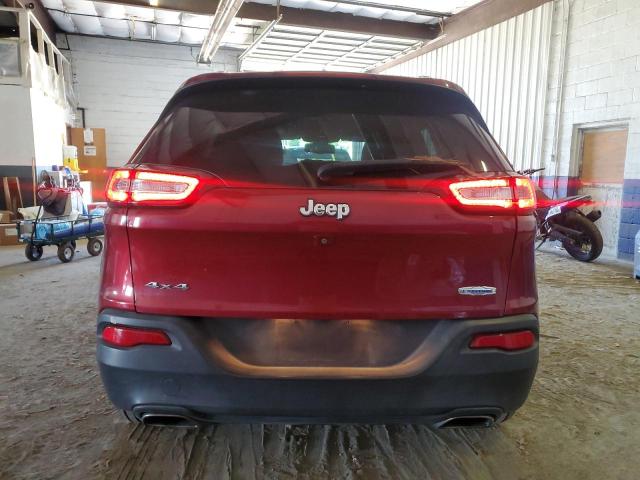 1C4PJMCS0HW652013 - 2017 JEEP CHEROKEE LATITUDE أحمر صورة 6