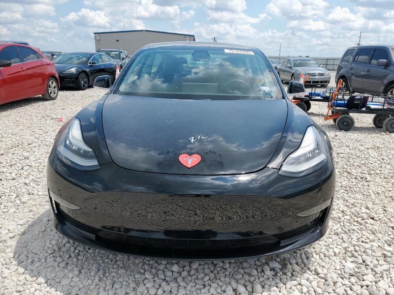 5YJ3E1EB0LF600697 - 2020 TESLA MODEL 3 Negro foto 5