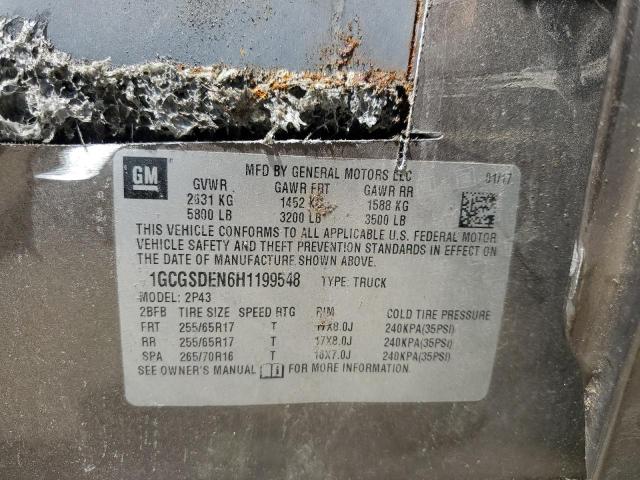 1GCGSDEN6H1199548 - 2017 CHEVROLET COLORADO Z71 TAN photo 12