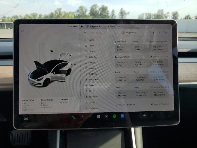 5YJ3E1EA0LF792663 - 2020 TESLA MODEL 3 Ağ foto 9