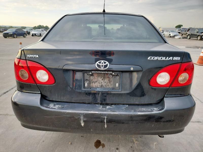 JTDBR32E870133267 - 2007 TOYOTA COROLLA CE BLACK photo 6