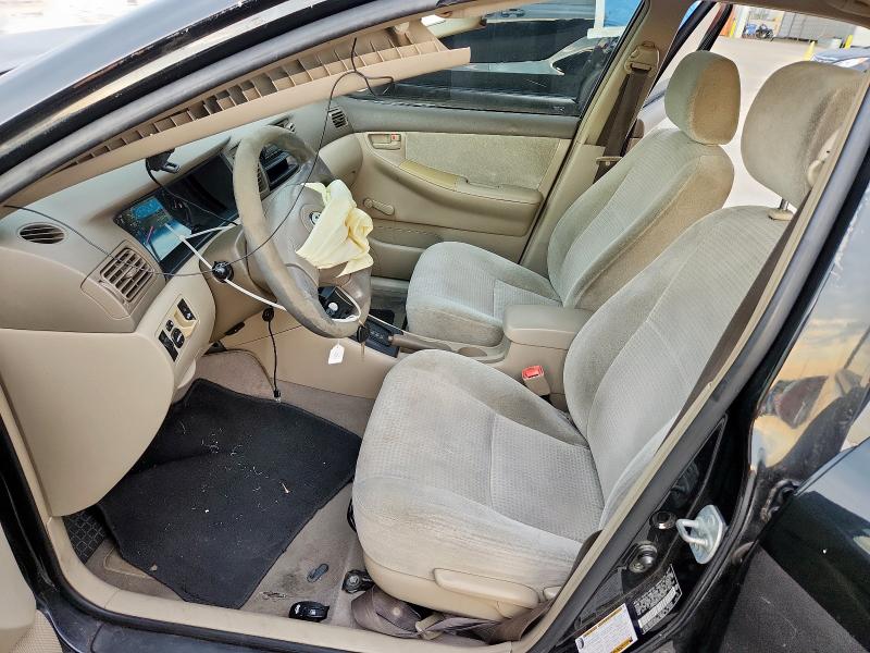 JTDBR32E870133267 - 2007 TOYOTA COROLLA CE BLACK photo 7