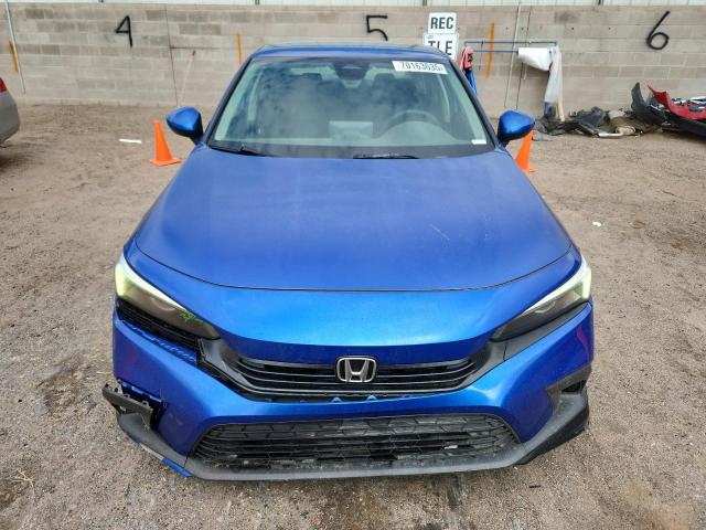 2HGFE2F22NH583630 - 2022 HONDA CIVIC LX BLUE photo 5