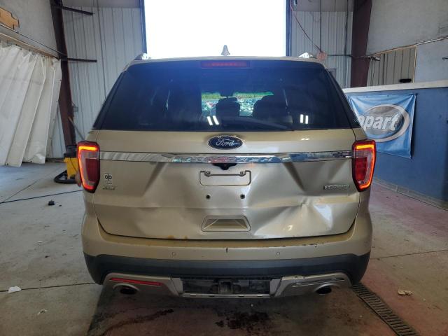 1FM5K7DH2HGD36773 - 2017 FORD EXPLORER XLT ოქროსფერი ფოტო 6