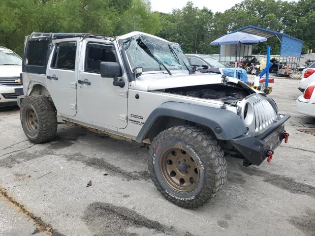 1C4BJWDG7CL182721 - 2012 JEEP WRANGLER U SPORT Plata foto 4