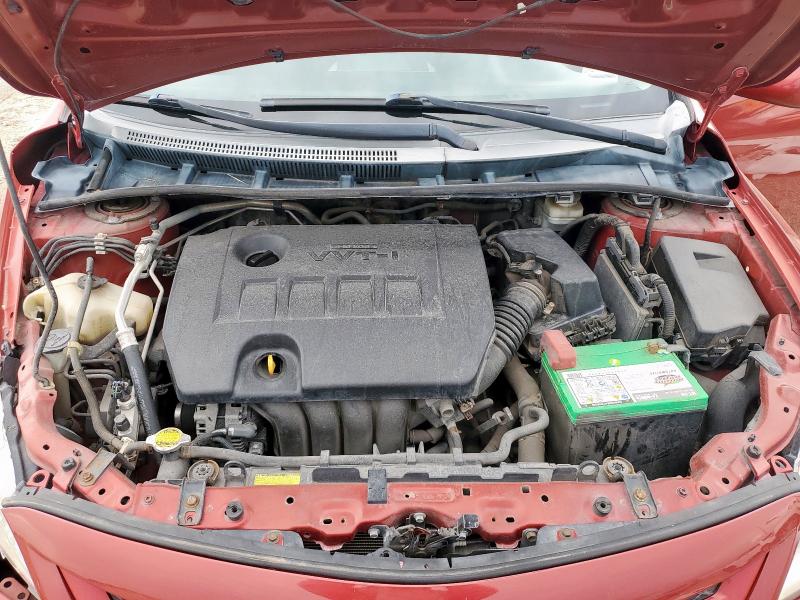 2T1BU4EE5CC780368 - 2012 TOYOTA COROLLA BASE 红色 照片 11