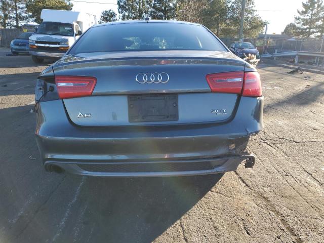 WAUHGAFC4FN035736 - 2015 AUDI A6 PRESTIGE ნაცრისფერი ფოტო 6