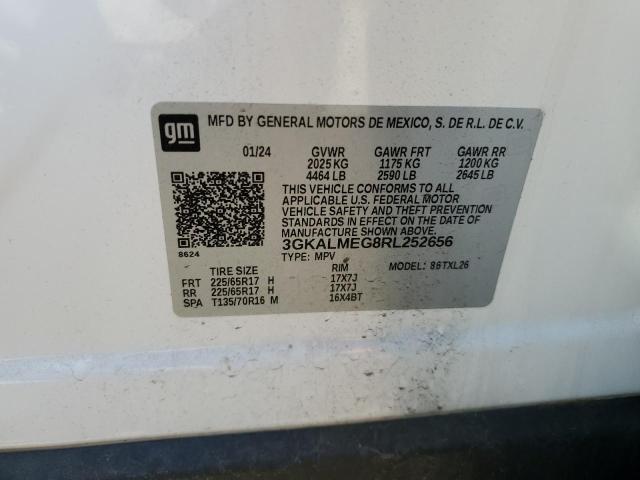 3GKALMEG8RL252656 - 2024 GMC TERRAIN SLE WHITE photo 13