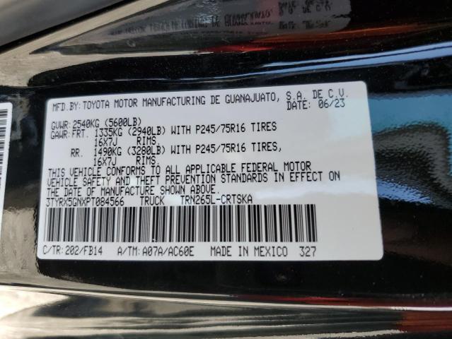 3TYRX5GNXPT084566 - 2023 TOYOTA TACOMA ACCESS CAB შავი ფოტო 13