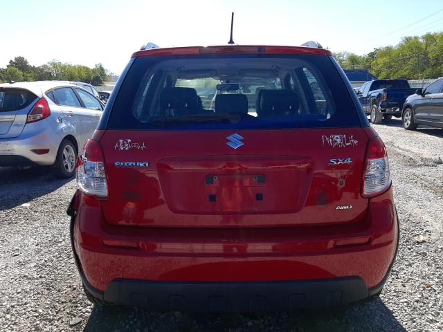 JS2YB5A37B6302331 - 2011 SUZUKI SX4 RED photo 6