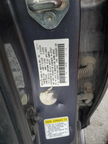 1HGCR2F7XDA125897 - 2013 HONDA ACCORD EX GRAY photo 12