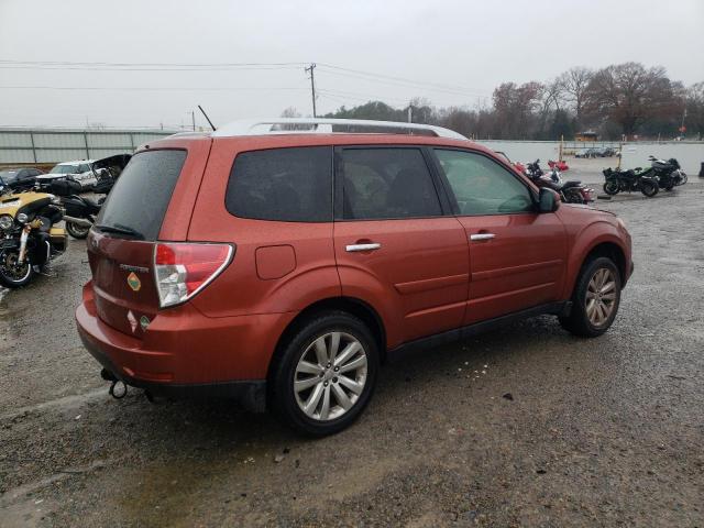 JF2SHBGCXBH734602 - 2011 SUBARU FORESTER TOURING ORANGE photo 3