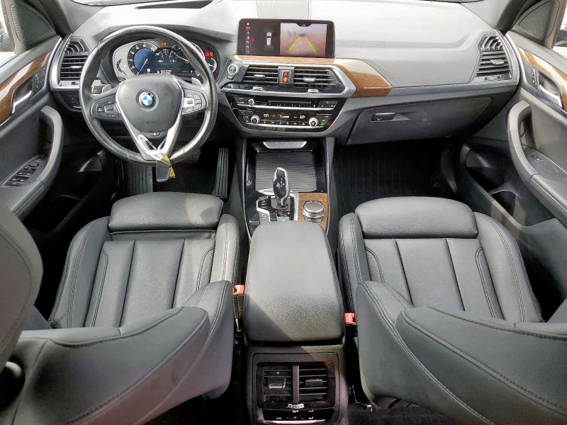 5UXTR9C55KLP76736 - 2019 BMW X3 XDRIVE30I BLACK photo 8