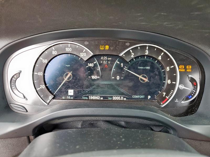 5UXTR9C55KLP76736 - 2019 BMW X3 XDRIVE30I BLACK photo 9