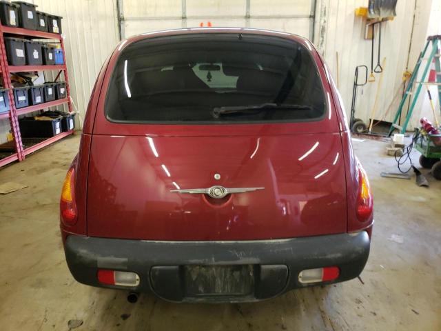 3C8FY4BBX1T659876 - 2001 CHRYSLER PT CRUISER BURGUNDY photo 6