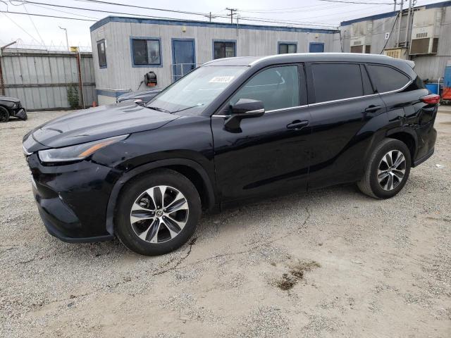 5TDGZRAH8MS531964 - 2021 TOYOTA HIGHLANDER XLE BLACK photo 1