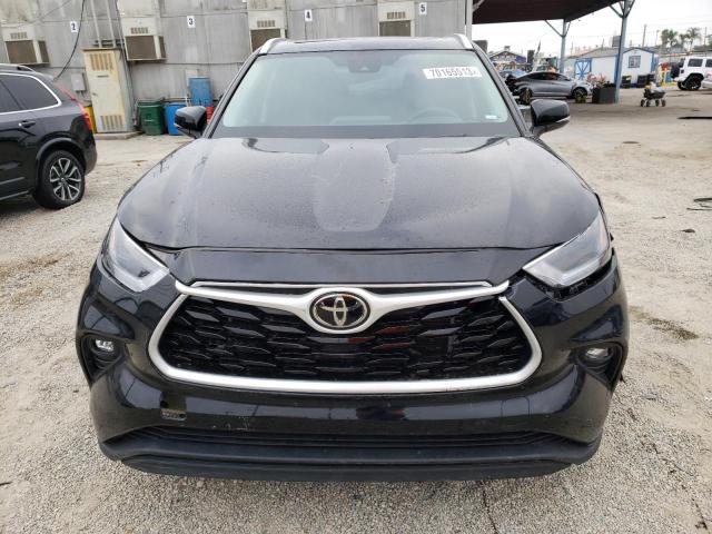 5TDGZRAH8MS531964 - 2021 TOYOTA HIGHLANDER XLE BLACK photo 5